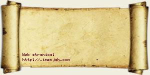 Andjelina Ninković vizit kartica